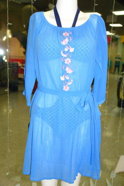 Лот: 5385624. Фото: 1. Туника пляжная 909-XL. Купальники