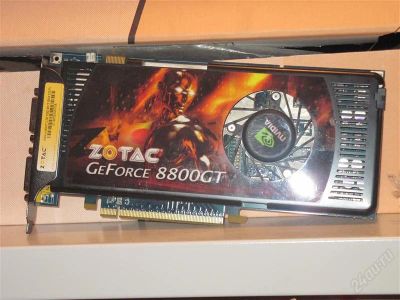 Лот: 2205910. Фото: 1. Zotac 8800GT. Видеокарты