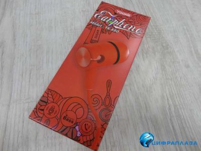 Лот: 13859818. Фото: 1. Гарнитура Yookie YK880 (красный... Наушники, гарнитуры