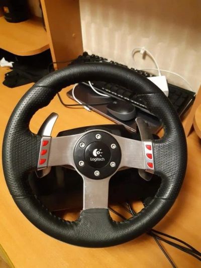 Лот: 17723776. Фото: 1. Logitech G27. Рули, джойстики