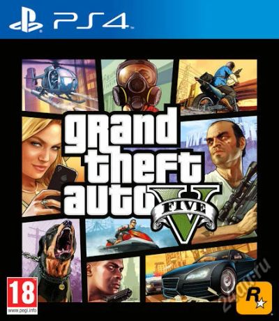 Лот: 5337848. Фото: 1. GTA 5 PS4. Игры для консолей