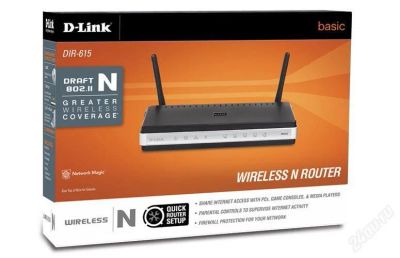 Лот: 1826142. Фото: 1. Роутер, точка доступа D-LINK DIR-615... WiFi, Bluetooth адаптеры