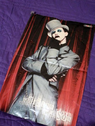 Лот: 3606672. Фото: 1. Плакат Marilyn Manson!. Другое (картины, панно)
