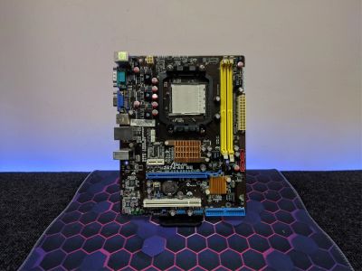 Лот: 25395914. Фото: 1. Мат. плата Asus M2A74-AM SE/AM2... Материнские платы