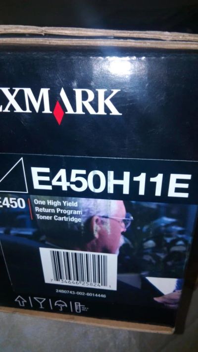 Лот: 9022445. Фото: 1. картридж lexmark e450. Картриджи, расходные материалы