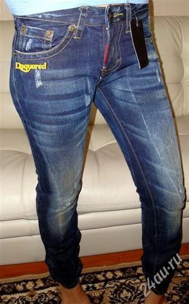 Лот: 1651964. Фото: 1. джинсы dsquared,размер 42. Джинсы