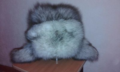 Лот: 8056452. Фото: 1. Шапка. Мех натуральный песец. Другое (аксессуары)