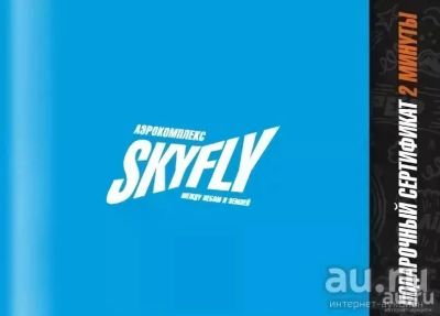 Лот: 10403841. Фото: 1. Подарочный сертификат в SKYfly... Подарочные сертификаты, купоны, промокоды