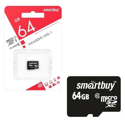 Лот: 15773784. Фото: 1. Карта памяти SmartBuy microSDXC... Карты памяти