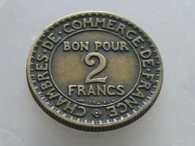 Лот: 11443197. Фото: 1. Монета 2 франк два Франция 1922... Европа