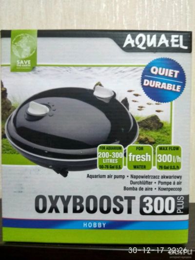 Лот: 10837958. Фото: 1. Компрессор Aquael oxyboost 300... Оборудование