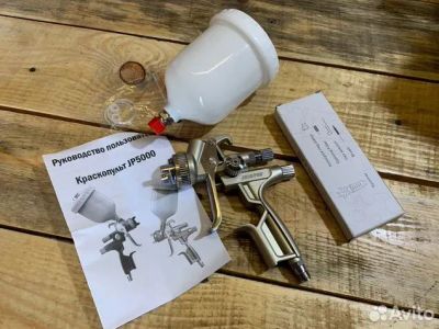 Лот: 23526442. Фото: 1. Профессиональный краскопульт JP5000... Инструмент для кузовного ремонта, окрасочное оборудование