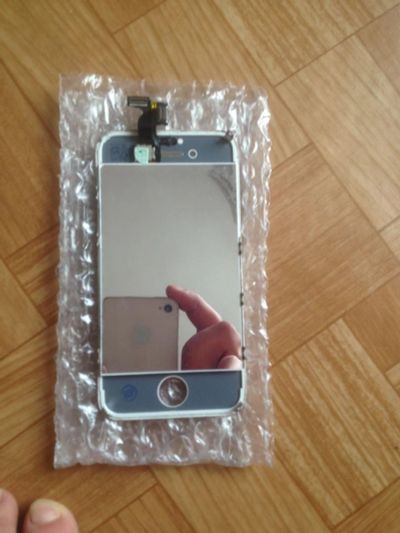 Лот: 8412073. Фото: 1. Модуль Iphone 4s белый оригинал. Дисплеи, дисплейные модули, тачскрины