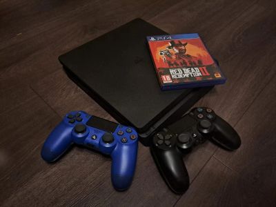 Лот: 20833089. Фото: 1. PlayStation 4 slim 1 TB (ростест... Игры для консолей