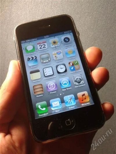 Лот: 1895474. Фото: 1. Apple iPhone 3GS 16 ГБ белый... Смартфоны