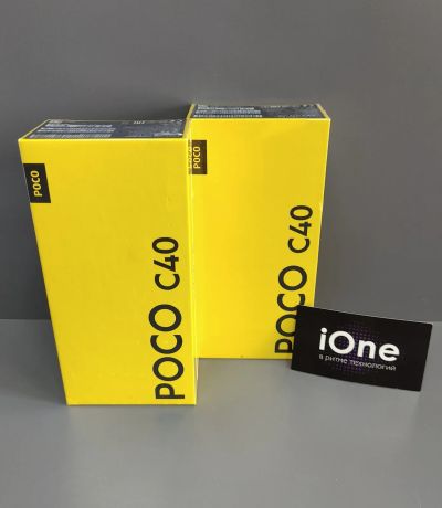 Лот: 20256749. Фото: 1. Poco C40 4/64Gb Black (Новый). Смартфоны