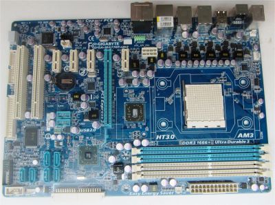 Лот: 9279626. Фото: 1. Материнская плата AMD-3 Gigabyte. Материнские платы