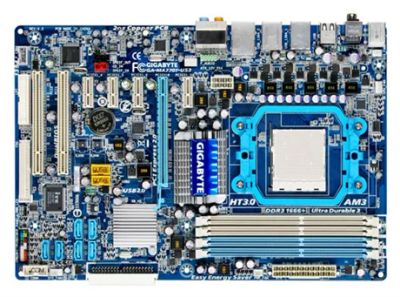 Лот: 12367000. Фото: 1. Материнская плата Gigabyte GA-MA770T-US3. Материнские платы