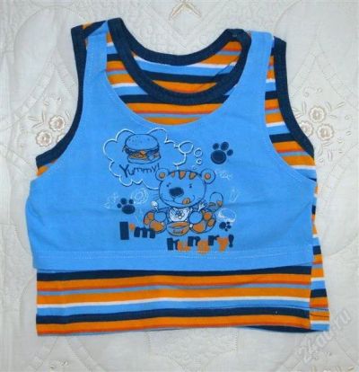 Лот: 2625647. Фото: 1. Широкая маечка Крокид, на 1-2... Нижнее белье