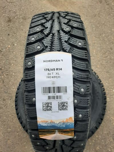 Лот: 23331795. Фото: 1. 175/65 R14 86T "Nordman 5" Новые... Шины