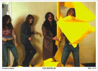Лот: 10612621. Фото: 1. Led Zeppelin коллекционная карточка... Наклейки, фантики, вкладыши