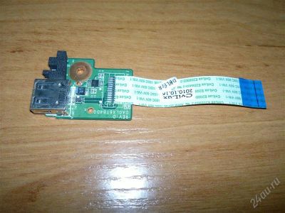 Лот: 2659444. Фото: 1. USB разъем от ноутбука HP Pavilion... Шлейфы, кабели, переходники