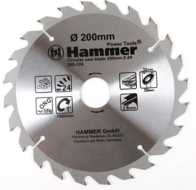 Лот: 15567046. Фото: 1. Диск пильный по дереву Hammer... Расходные материалы, сменные насадки