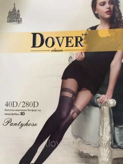 Лот: 6639349. Фото: 1. Фантазийные колготки Dover с имитацией... Колготки, чулки