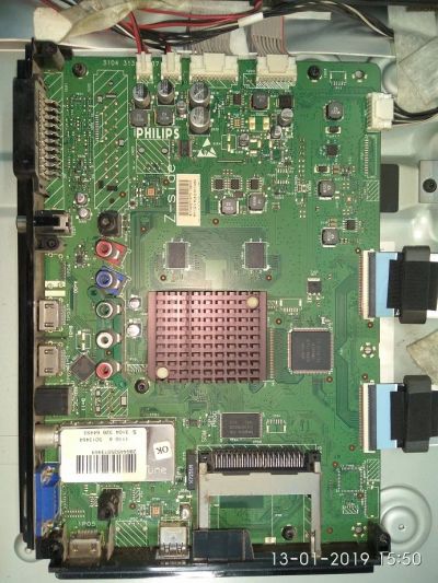 Лот: 13136202. Фото: 1. main 3104 313 64027 tv Philips... Запчасти для телевизоров, видеотехники, аудиотехники