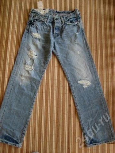 Лот: 304741. Фото: 1. ABERCROMBIE & FITCH Джинсы HORTON... Брюки, джинсы, шорты