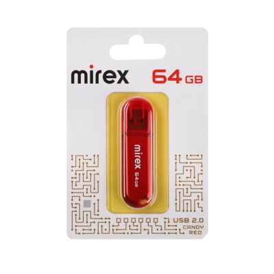 Лот: 25795288. Фото: 1. Флешка MIREX 64GB USB 2.0 CANDY... USB-флеш карты