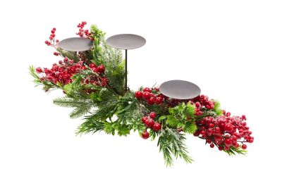 Лот: 24778263. Фото: 1. Декоративный подсвечник HOFF 58742. Гирлянды, шарики, новогодние аксессуары