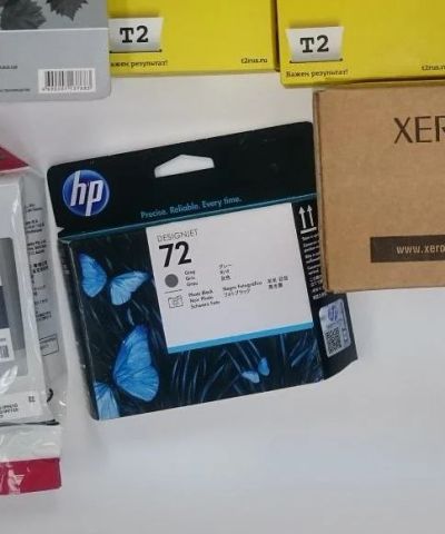 Лот: 10624008. Фото: 1. HP 72 gray - серый для Hewlett-Packard... Картриджи, расходные материалы