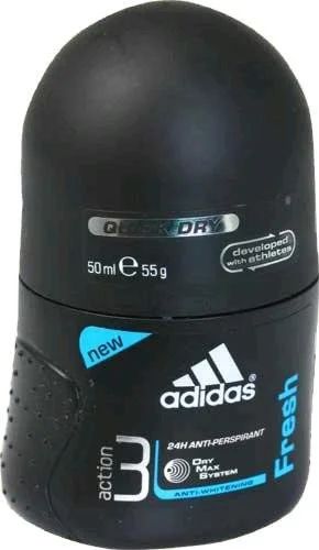 Лот: 11532514. Фото: 1. Adidas men (deo-rol) Action 3... Мужская парфюмерия