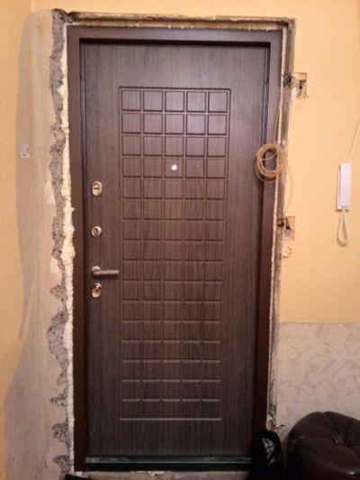 Лот: 6345546. Фото: 1. Заштукатурить откос входной двери. Другое (строительство и ремонт)