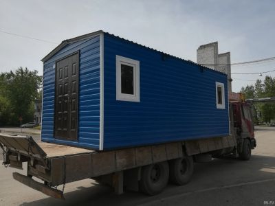 Лот: 11116013. Фото: 1. Бытовка вагон дом "Тайга" 10*2... Бытовки, вагончики строительные