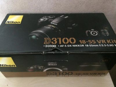 Лот: 9964608. Фото: 1. Зеркальный фотоаппарат Nikon D3100... Цифровые зеркальные