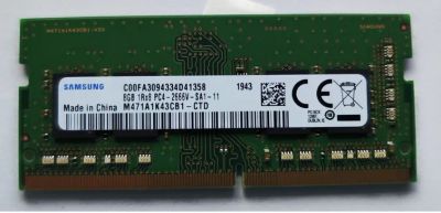 Лот: 20412370. Фото: 1. Память sodimm DDR4 8 Gb, Samsung. Оперативная память