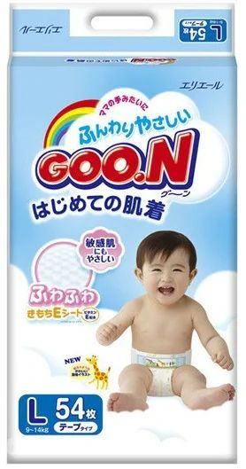 Лот: 6033902. Фото: 1. Подгузники Goon 9-14 кг (54 шт... Детская гигиена