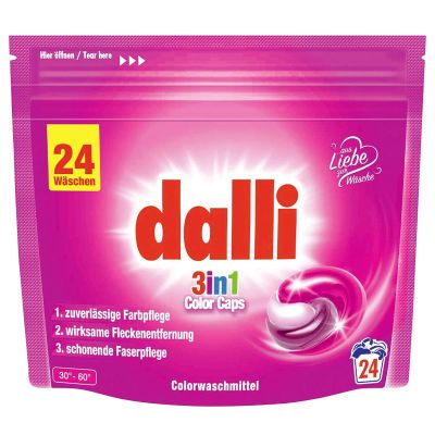 Лот: 24938471. Фото: 1. Капсулы для стирки Dalli Color. Бытовая химия