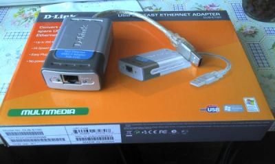 Лот: 4533377. Фото: 1. Переходник USB-LAN D-Link DUB-E100. Шлейфы, кабели, переходники