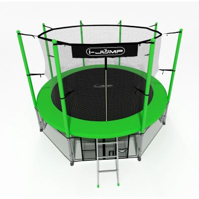Лот: 15769786. Фото: 1. Батут i-Jump 16ft green. Детские спортивные комплексы, батуты