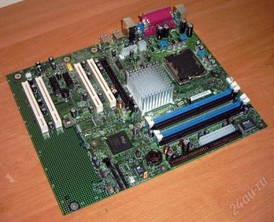 Лот: 2036431. Фото: 1. Материнка Intel d915gav + проц... Материнские платы