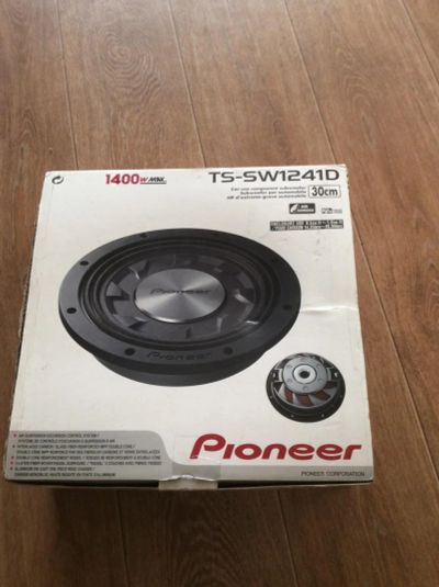 Лот: 6793796. Фото: 1. Сабвуферный динамик Pioneer ts-sw1241d. Сабвуферы