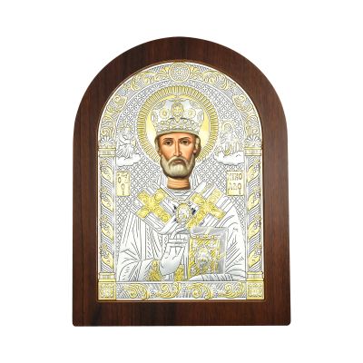 Лот: 23894225. Фото: 1. Икона Николай Чудотворец. Другое (ювелирные изделия, бижутерия, часы)