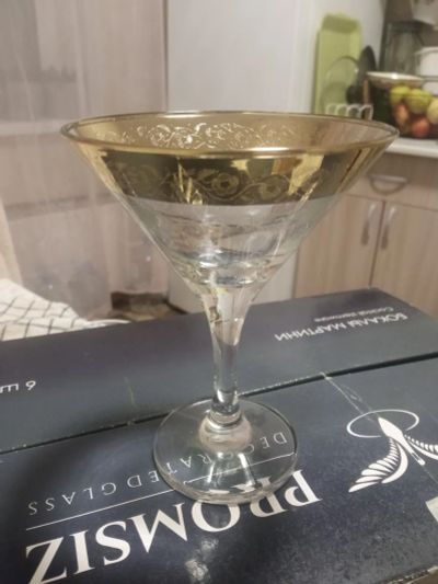 Лот: 25897675. Фото: 1. Набор бокалов мартини promsiz. Сервизы, наборы посуды