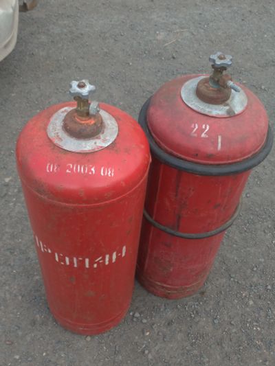 Лот: 20338743. Фото: 1. 2 50л газовых баллона. Баллоны, газ в баллонах