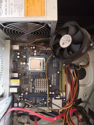 Лот: 18771088. Фото: 1. Материнская плата ASRock LGA775... Материнские платы