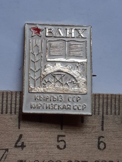 Лот: 19305037. Фото: 1. (№12299) значки, ВДНХ СССР Киргизская... Памятные медали