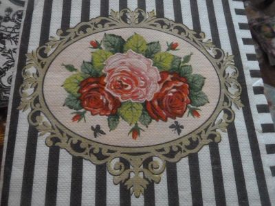 Лот: 9995762. Фото: 1. Салфетка Винтаж-розы. Декупаж